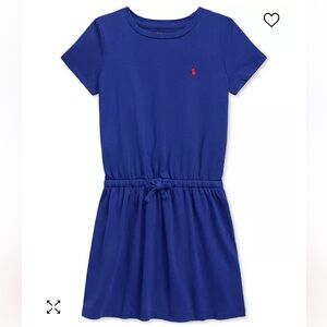 Polo Ralph Lauren Toddler & Little Girls Cotton Jersey Tee Dress 2T 2 NWT Blue